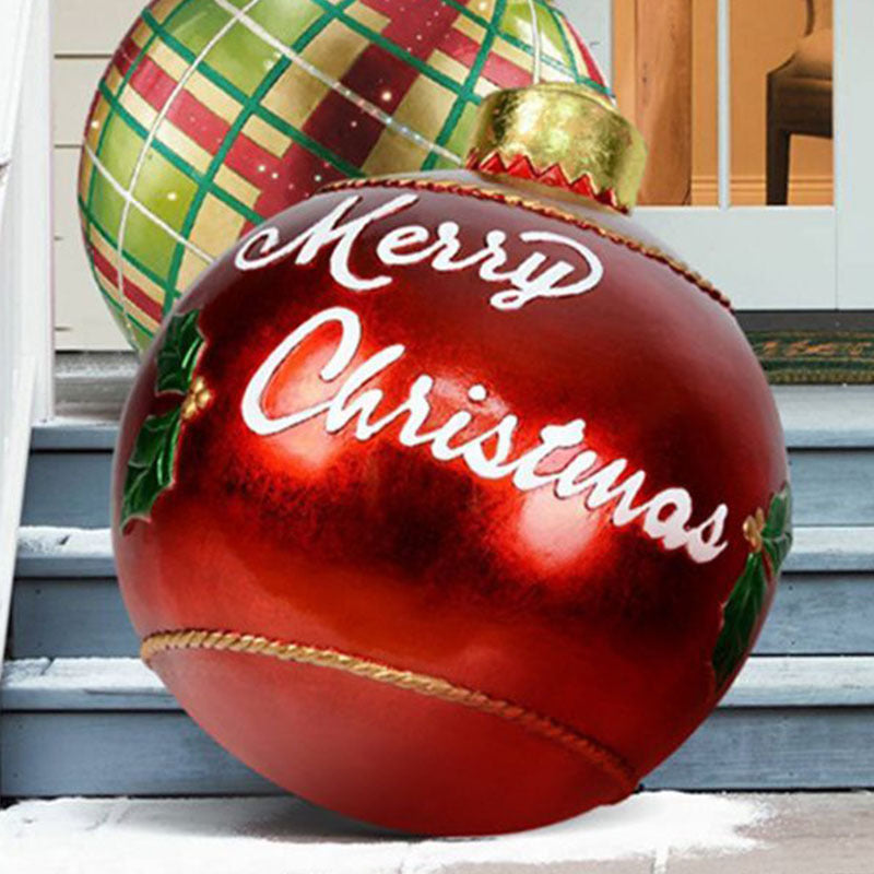 Inflatable PVC Christmas Ornament Ball Outdoor Decoration
