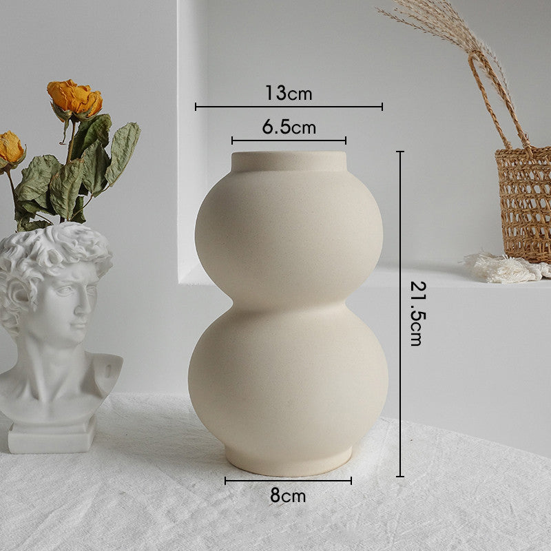 Ceramic Vase Dry Flower Arrangement Home Decoration