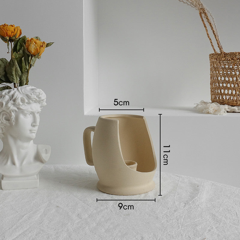 Ceramic Vase Dry Flower Arrangement Home Decoration