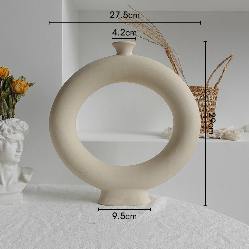 Ceramic Vase Dry Flower Arrangement Home Decoration