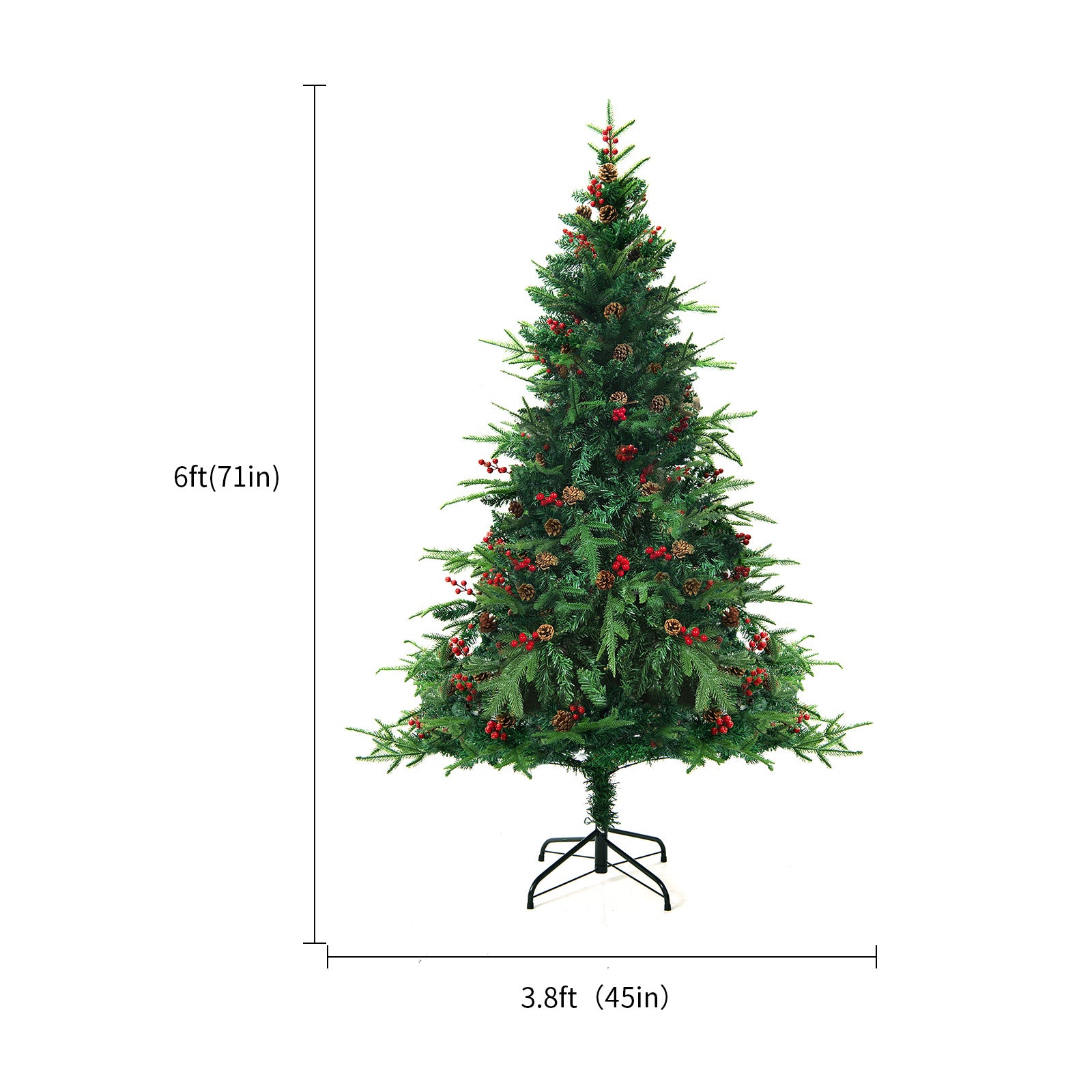 Artificial Snow Christmas Tree PVC Holiday Decoration