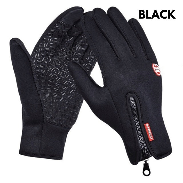 Waterproof Sports Gloves With Fleece