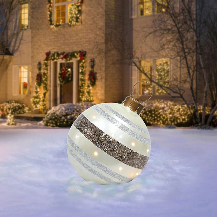 Inflatable PVC Christmas Ornament Ball Outdoor Decoration