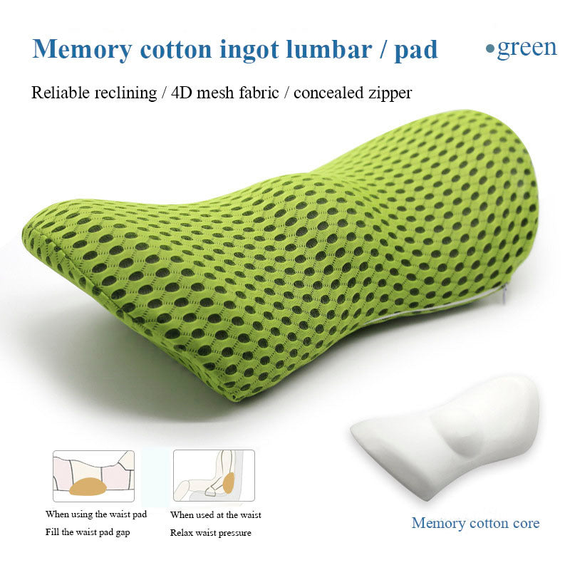 Lumbar Support Pillow – Side Sleeper & Pregnancy Cushion for Back, Hip & Sciatica Pain Relief