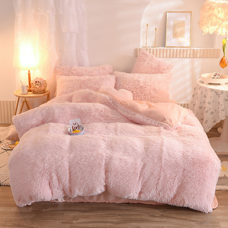 Luxury Fleece Bedding Set – Warm Plush Duvet Cover & Pillowcases for Winter