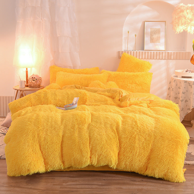 Luxury Fleece Bedding Set – Warm Plush Duvet Cover & Pillowcases for Winter