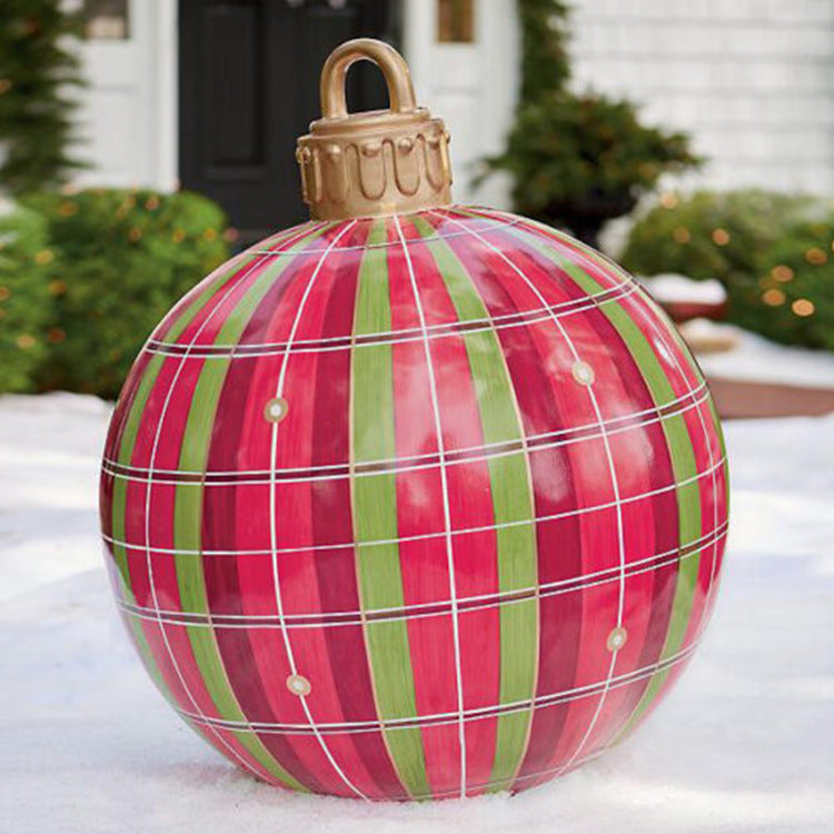 Inflatable PVC Christmas Ornament Ball Outdoor Decoration