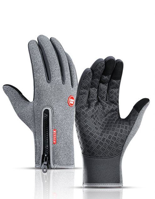 Waterproof Sports Gloves With Fleece