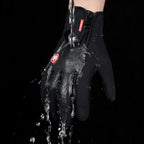 Waterproof Sports Gloves With Fleece