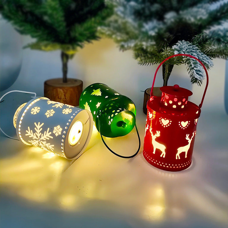LED Christmas Candle Lanterns – Nordic Style Holiday Decoration