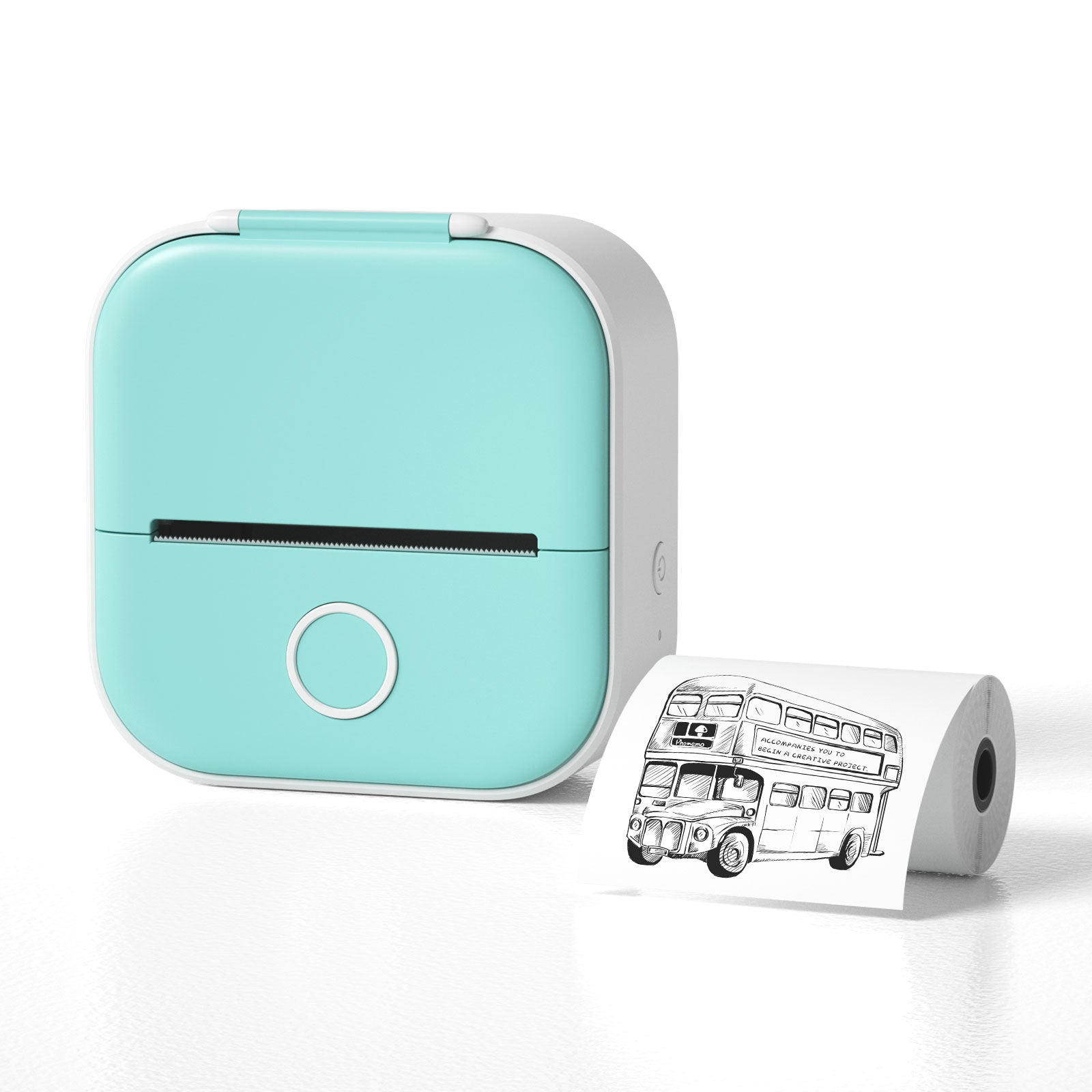 Mini Portable Thermal Label & Photo Printer – Bluetooth-Compatible, Home & Student Use