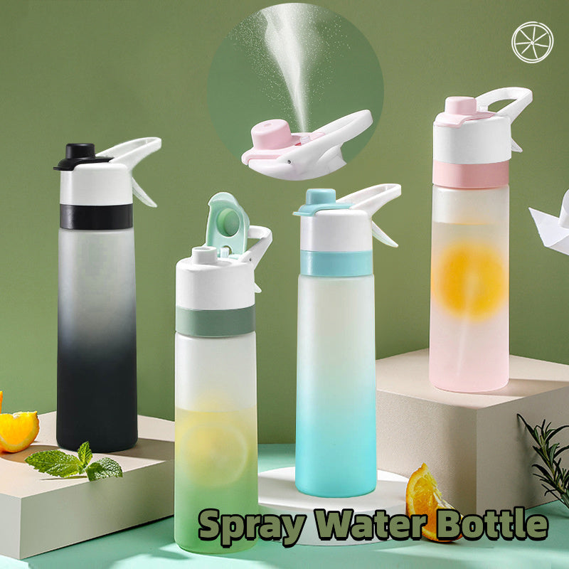 Spray Water Bottle for Girls – Large Capacity Sports & Travel Drinkware