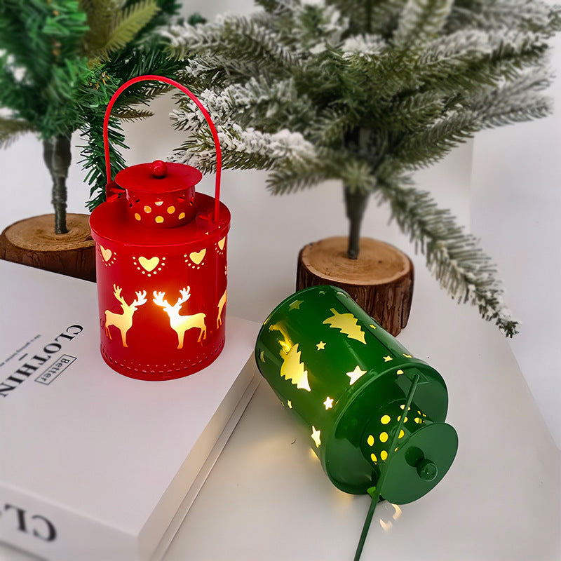 LED Christmas Candle Lanterns – Nordic Style Holiday Decoration