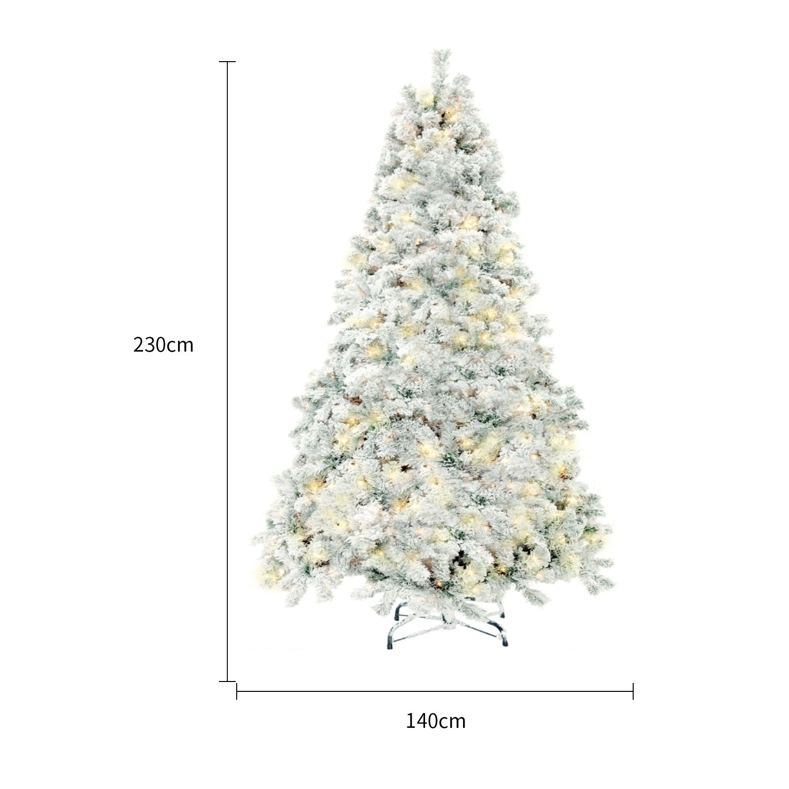 Artificial Snow Christmas Tree PVC Holiday Decoration