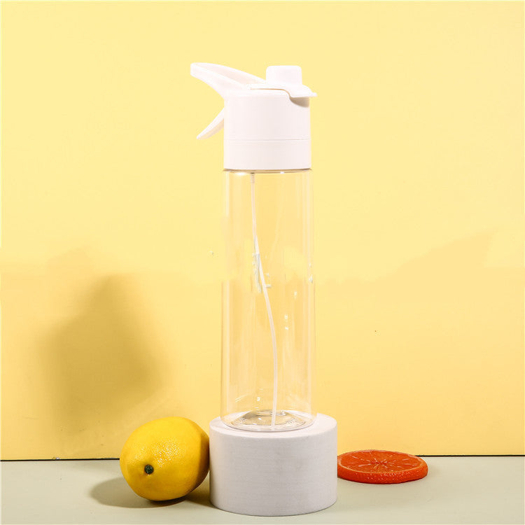 Spray Water Bottle for Girls – Large Capacity Sports & Travel Drinkware