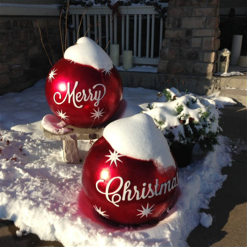 Inflatable PVC Christmas Ornament Ball Outdoor Decoration