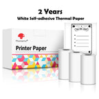 Phomemo T02/M02X Thermal Sticker Paper Roll – Self-Adhesive, 50mm x 3.5m