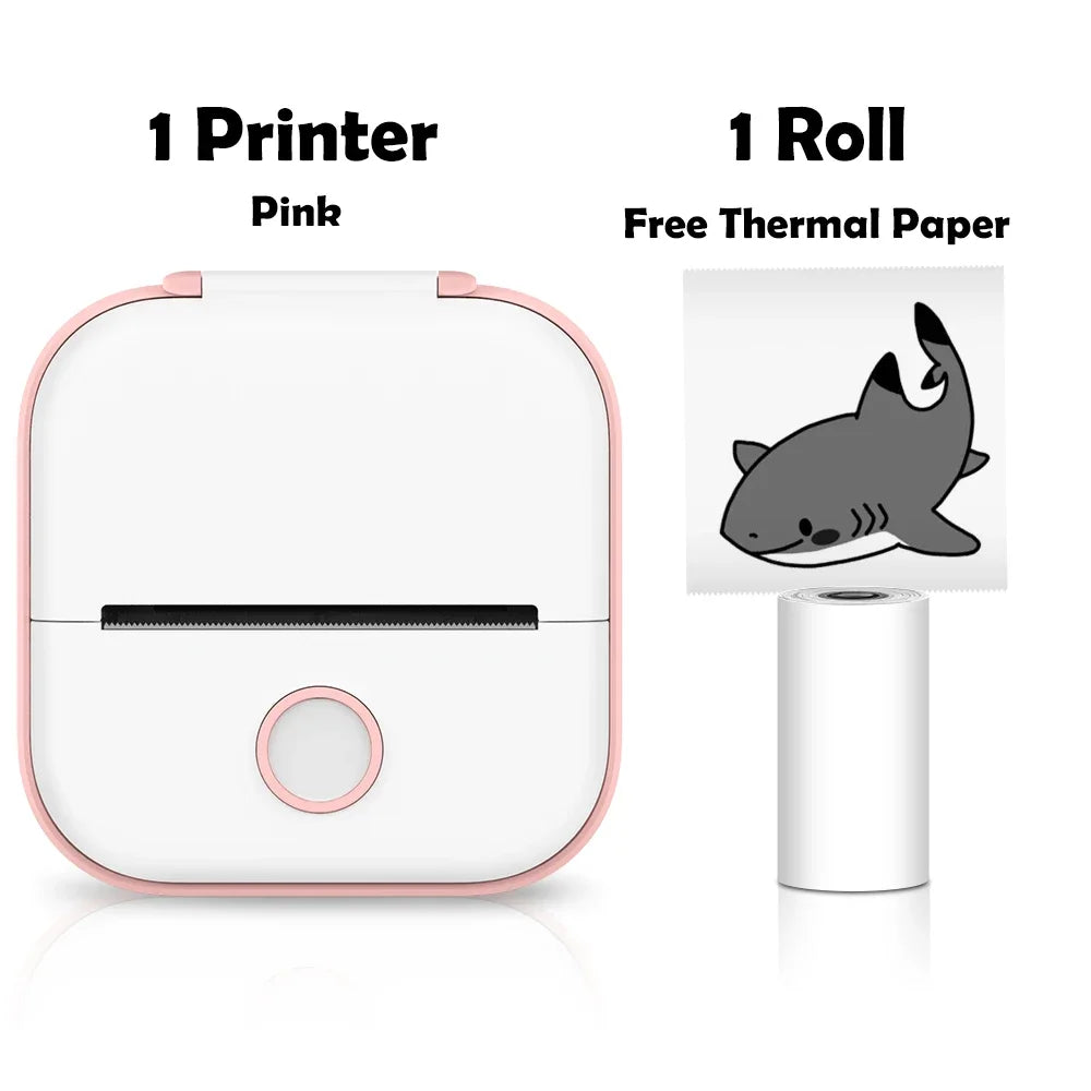 Phomemo T02 Mini Thermal Printer – Wireless Pocket Printer for DIY, Journals & Gifts