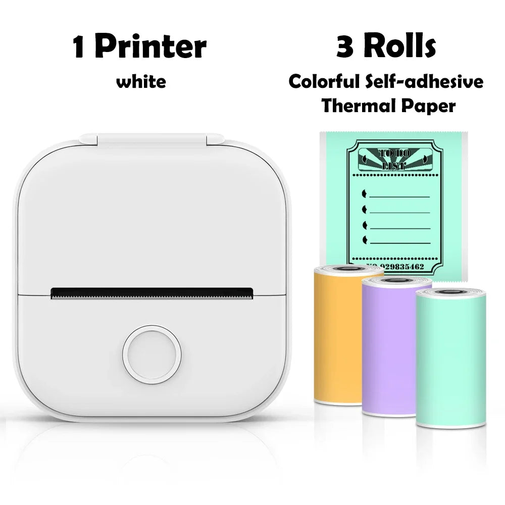 Phomemo T02 Mini Thermal Printer – Wireless Pocket Printer for DIY, Journals & Gifts