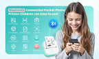 Phomemo T02 Mini Thermal Printer – Wireless Pocket Printer for DIY, Journals & Gifts