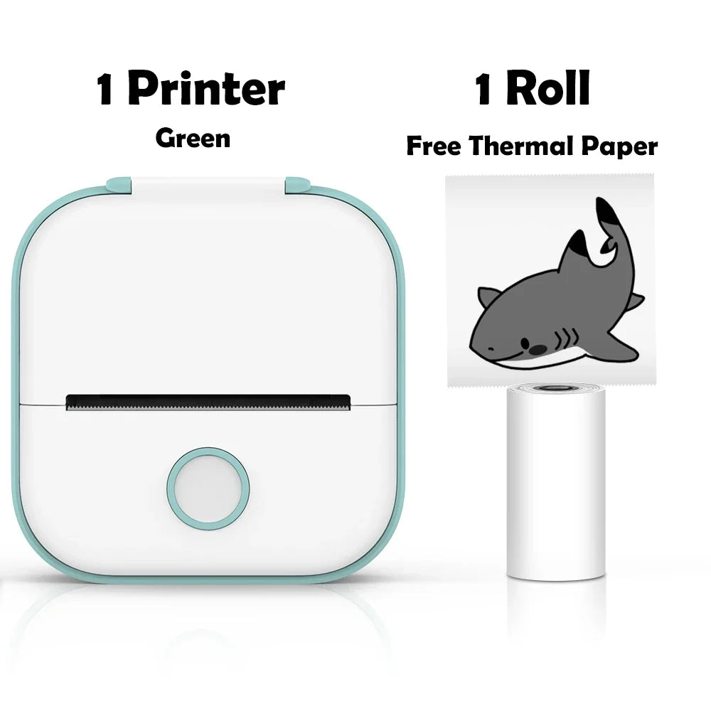 Phomemo T02 Mini Thermal Printer – Wireless Pocket Printer for DIY, Journals & Gifts