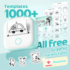 Phomemo T02 Mini Thermal Printer – Wireless Pocket Printer for DIY, Journals & Gifts