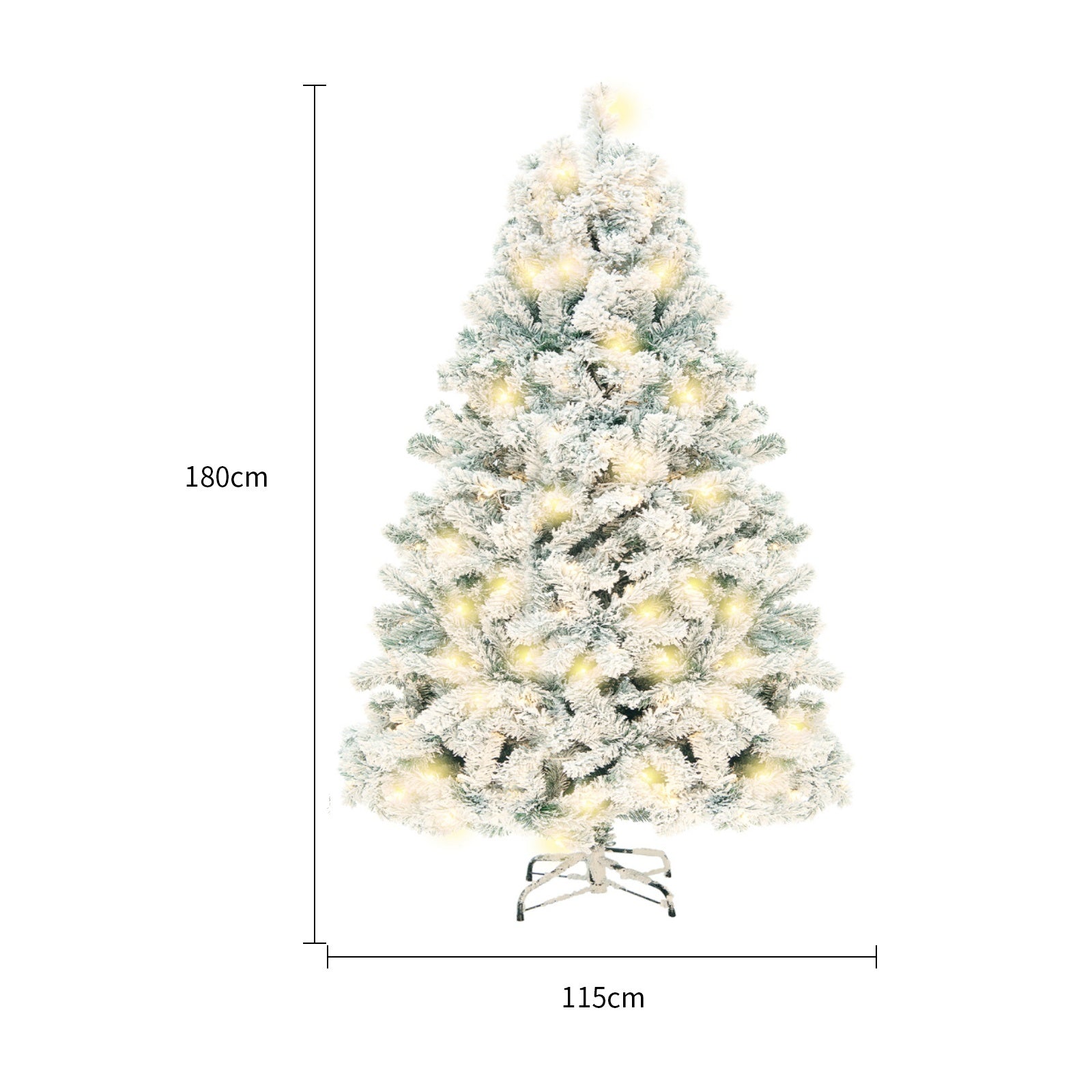 Artificial Snow Christmas Tree PVC Holiday Decoration