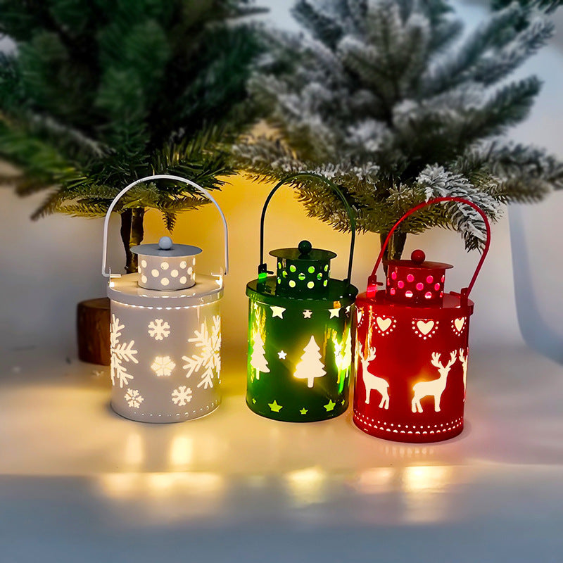 LED Christmas Candle Lanterns – Nordic Style Holiday Decoration
