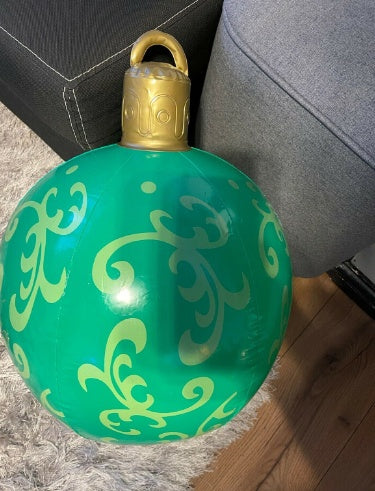 Inflatable PVC Christmas Ornament Ball Outdoor Decoration