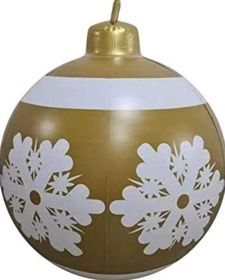 Inflatable PVC Christmas Ornament Ball Outdoor Decoration