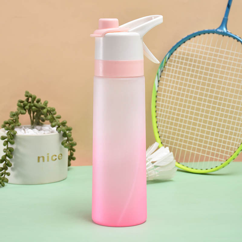 Spray Water Bottle for Girls – Large Capacity Sports & Travel Drinkware