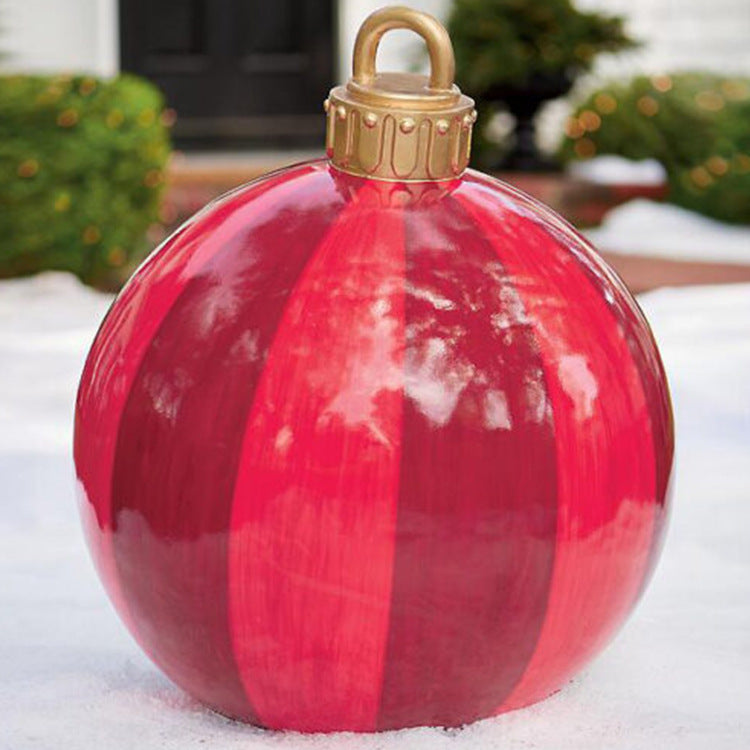 Inflatable PVC Christmas Ornament Ball Outdoor Decoration