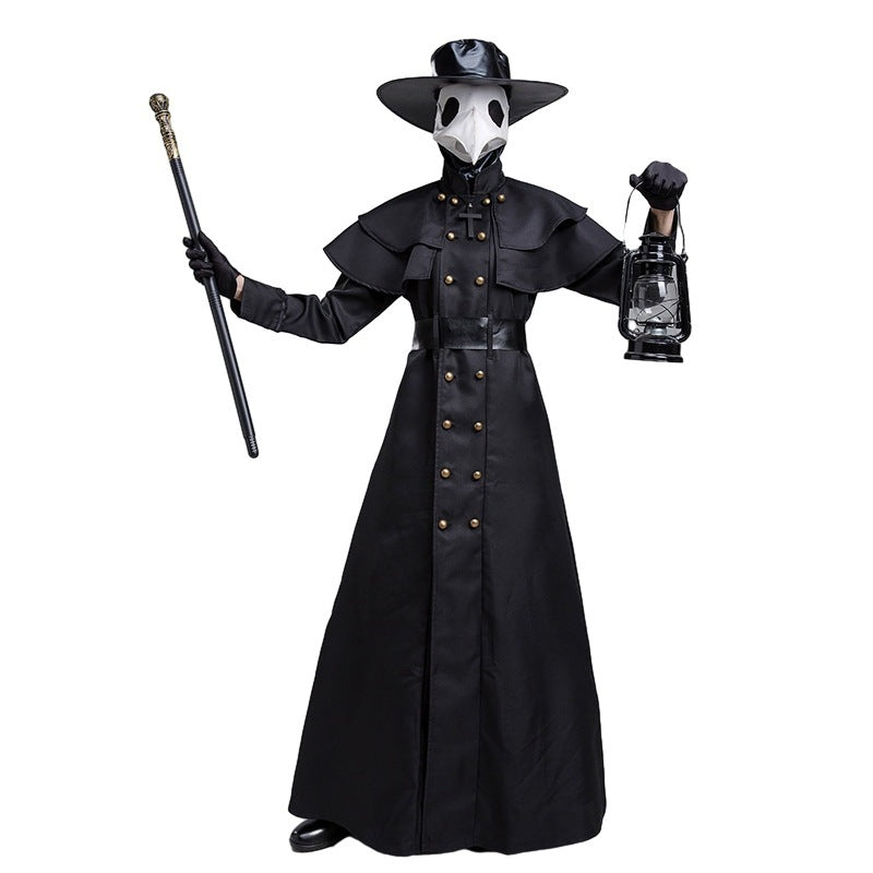 Halloween Steampunk Plague Doctor Mask Costume