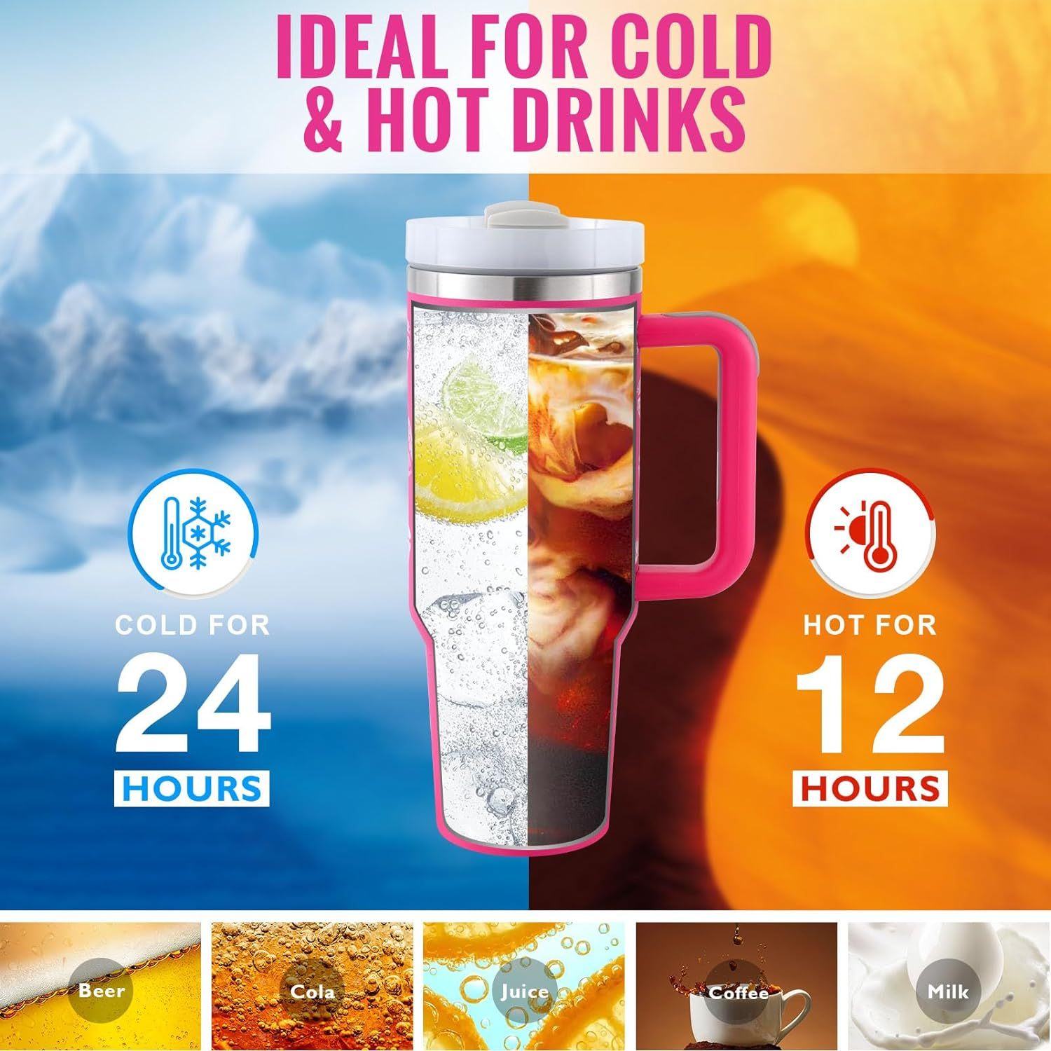 40 Oz Insulated Tumbler