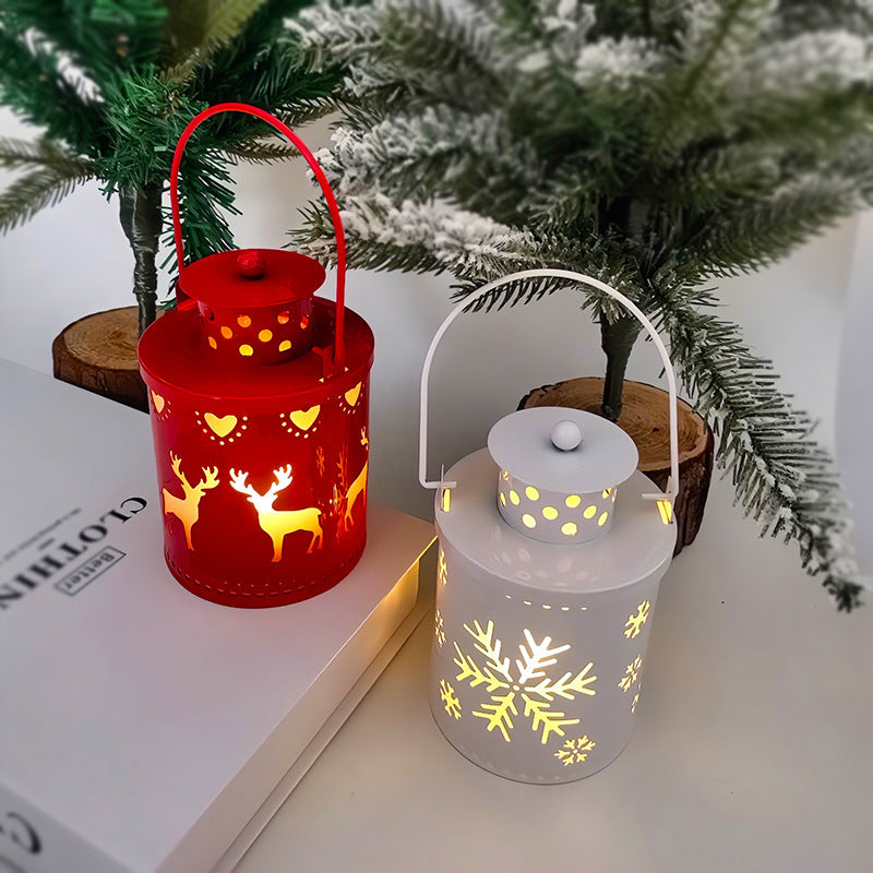 LED Christmas Candle Lanterns – Nordic Style Holiday Decoration
