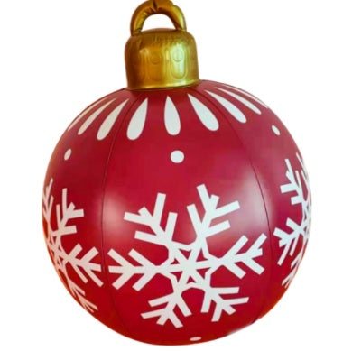 Inflatable PVC Christmas Ornament Ball Outdoor Decoration